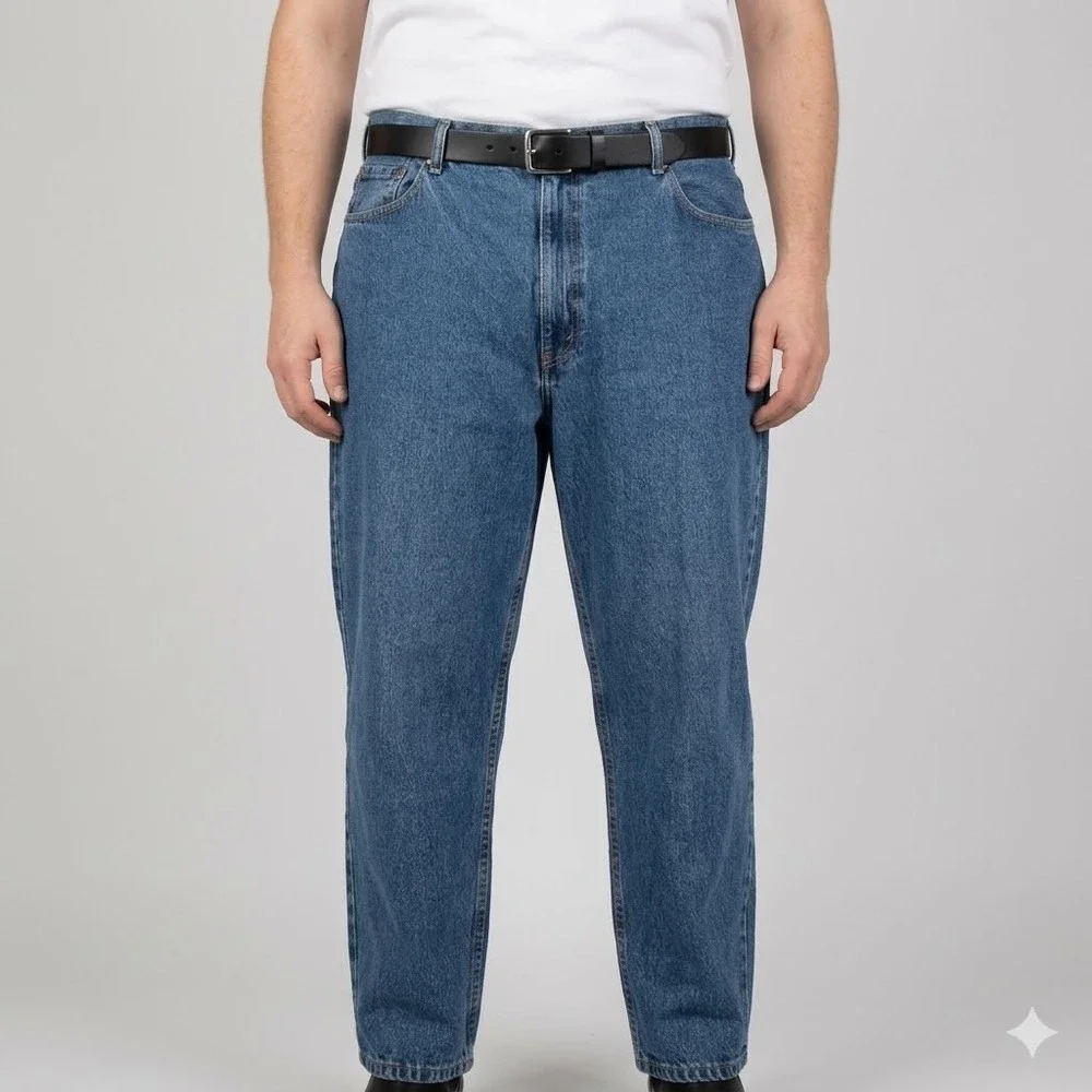Levi's‎ 560 Jeans Men W46 L30 Blue Medium Wash Relaxed Tapered